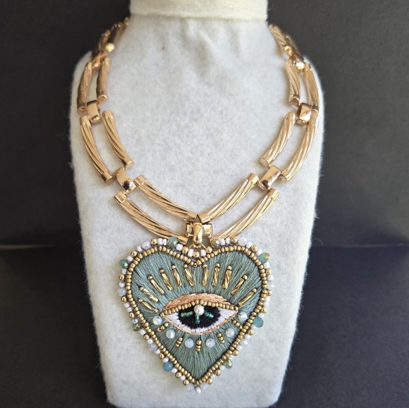 Evil Eyed Necklace - Picture 3 of 6